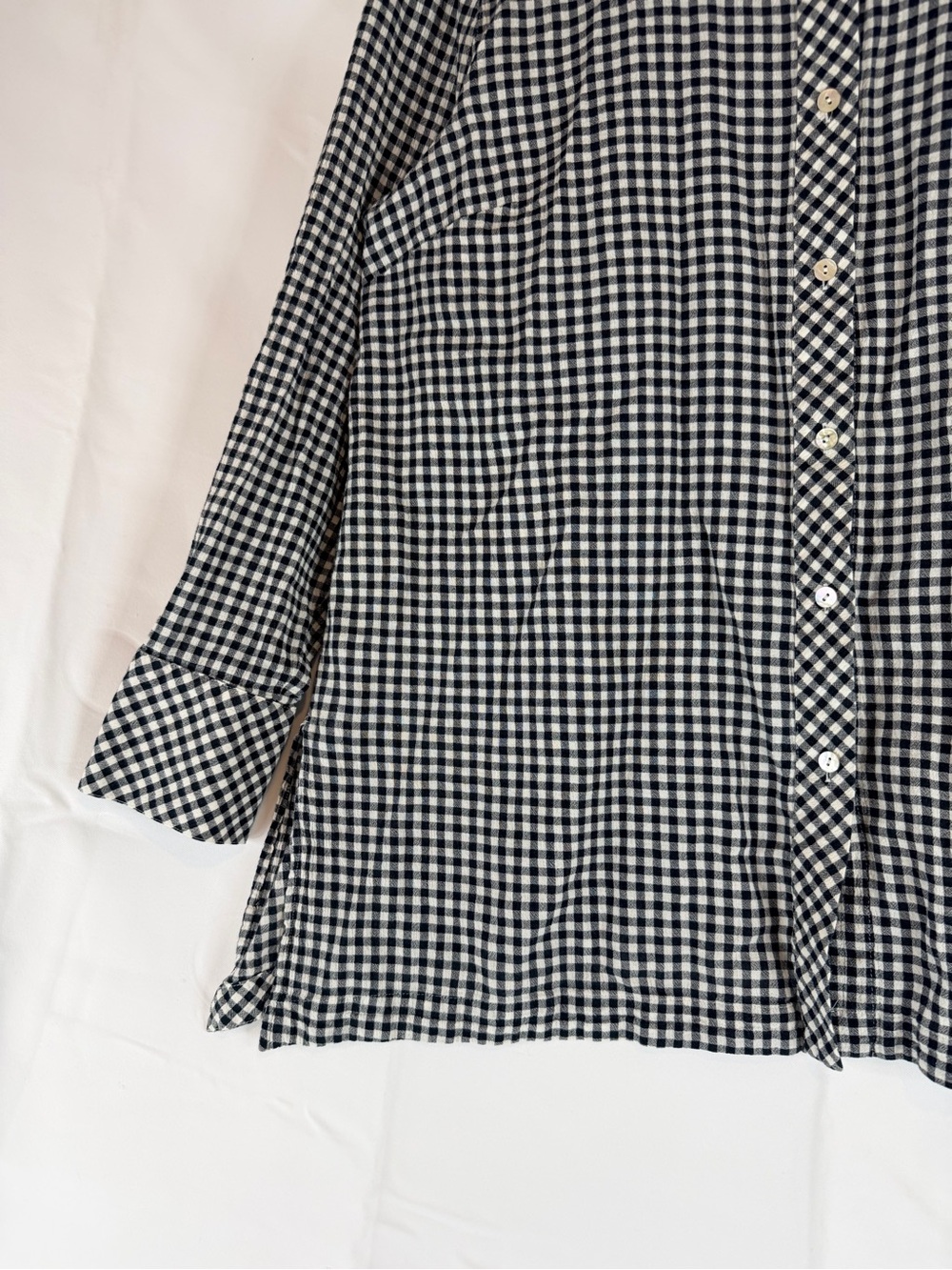 J JILL Women’s Size XL Shirt Button Down Stretch Cotton Plaid Casual Style - Picture 4 of 16